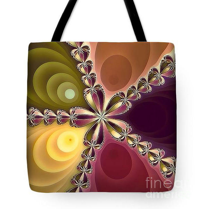 Tote Bag - Chocolate Fractal Photograph by Jack Torcello