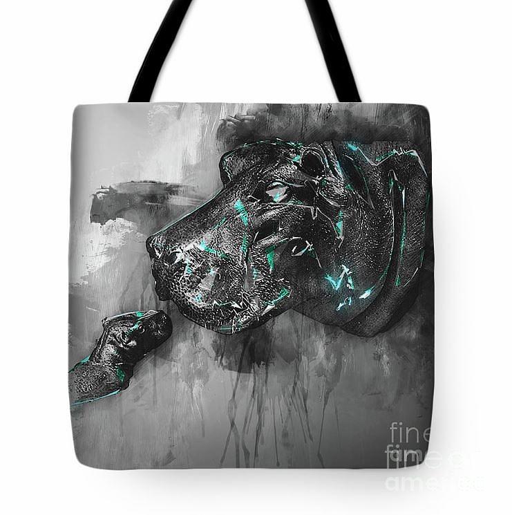 Tote Bag Hippolove monochrome Photograph by Jack Torcello
