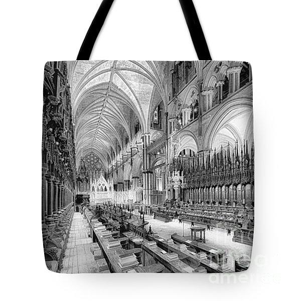 Tote Bag - Lincoln Choir I Photograph by Jack Torcello