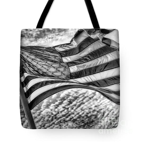 Tote Bag - Old Glory Photograph by Jack Torcello
