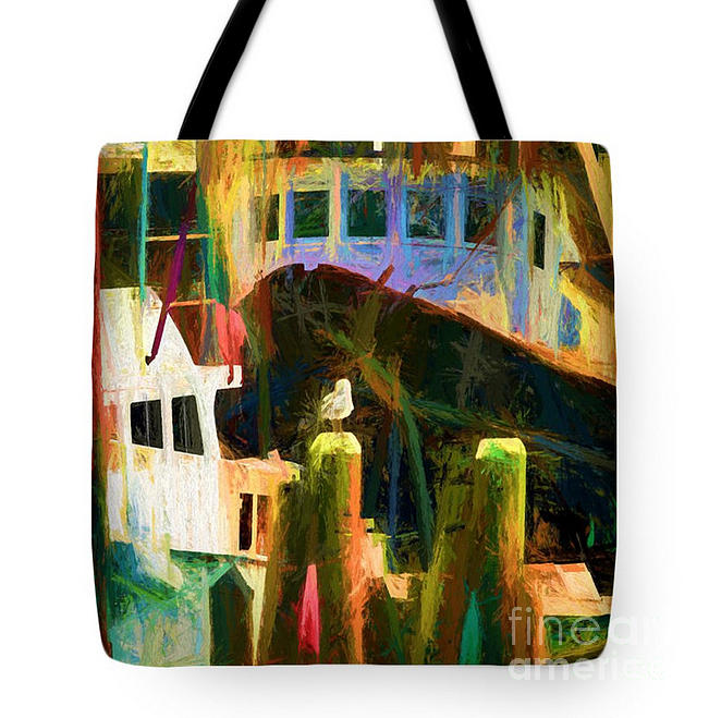 Tote Bag - Menemsha Photograph by Jack Torcello