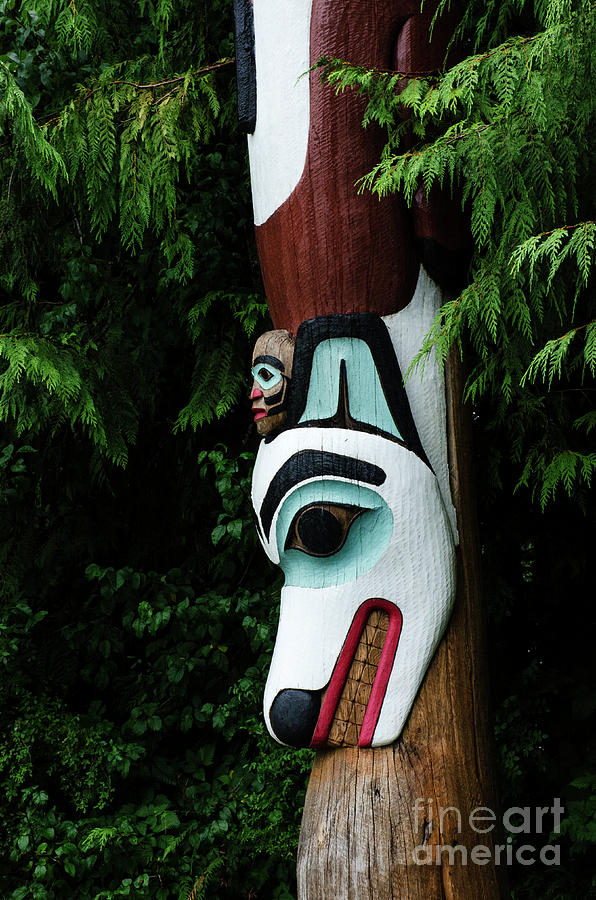 Totem Pole Alaska 11 Photograph by Bob Christopher