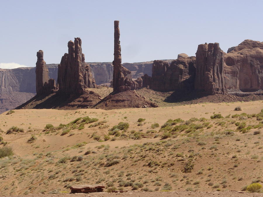 Desert Photograph - Totem Pole by Mary Rogers