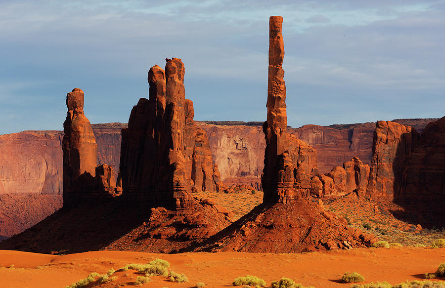 Totem Poles Monument Valley Photograph By Bruce Beck Pixels
