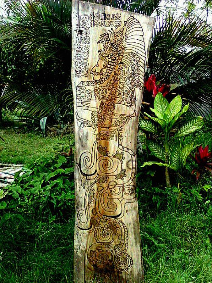 Snake Relief - Totem Serpiente Emplumada by Calixto Gonzalez