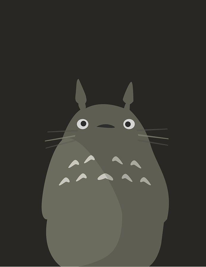 Totoro Digital Art by Carmen Blankenship - Fine Art America