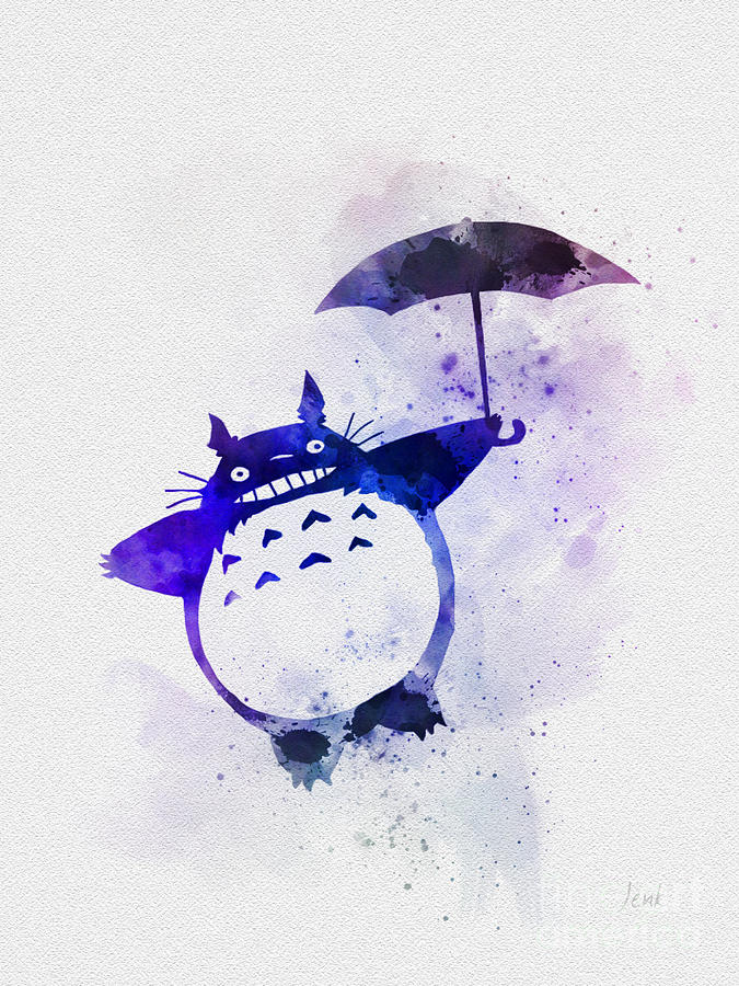 Christmas Mixed Media - Totoro by My Inspiration