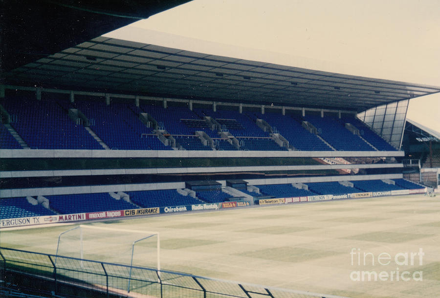 Tottenham - White Hart Lane - West Stand 3 - 1980s Photograph by Legendary Football Grounds