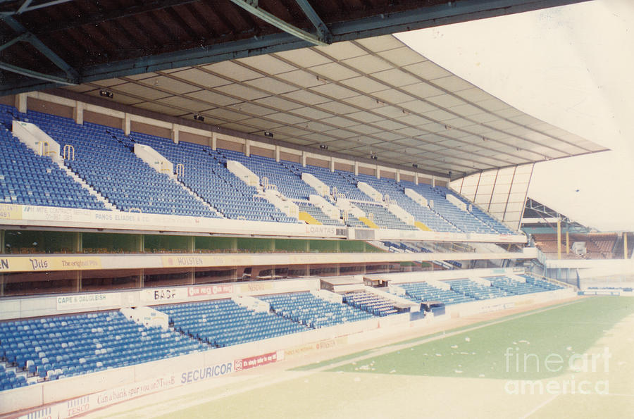 Tottenham - White Hart Lane - West Stand 4 - April 1991 Photograph by Legendary Football Grounds