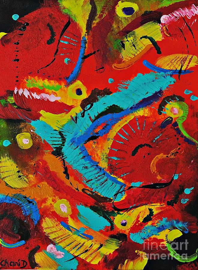 Toucans Painting by Chani Demuijlder