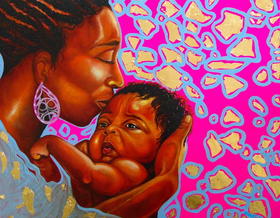 Touch Of Mother Love Painting by Emery Franklin