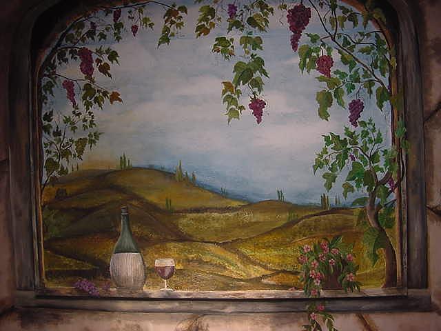 Tuscany Painting - Touch of Tuscany by Lisa Ruggiero Tuscany Painting - Touch of Tuscany by Lisa Ruggiero