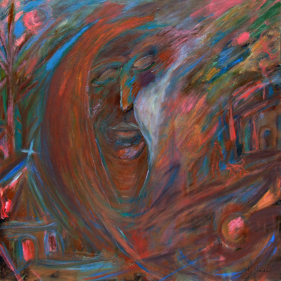 Touched by a Cloud in a Colorful Dream by Katt Yanda Touched by a Cloud in a Colorful Dream by Katt Yanda