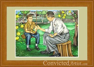 Tough Love Painting by David Arredondo Tough Love Painting by David Arredondo