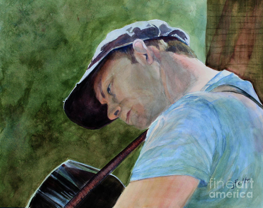 Austin Peay State University Painting - Tough Riff by Janet Felts