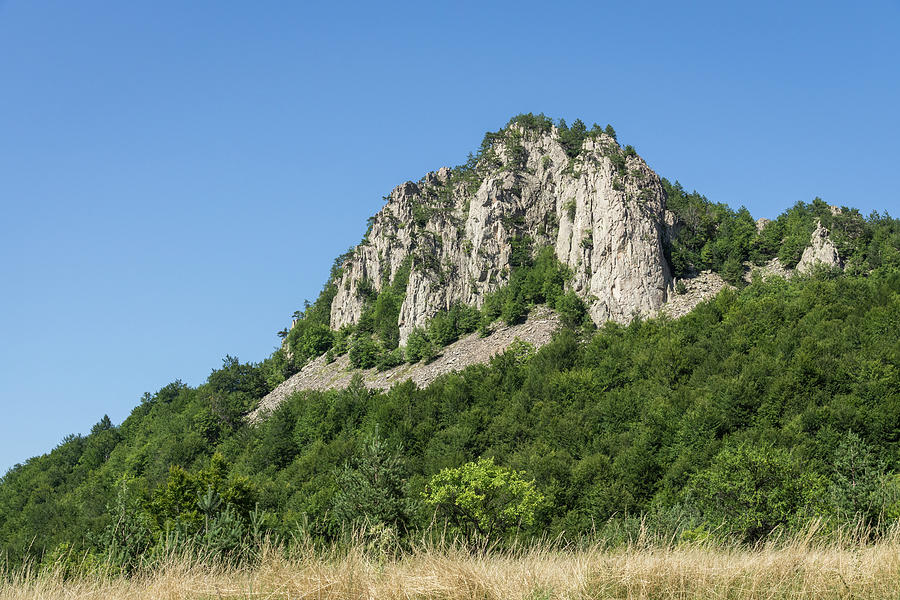 Tough Rock Face - Climbing Mountains is its Own Reward Photograph by Georgia Mizuleva