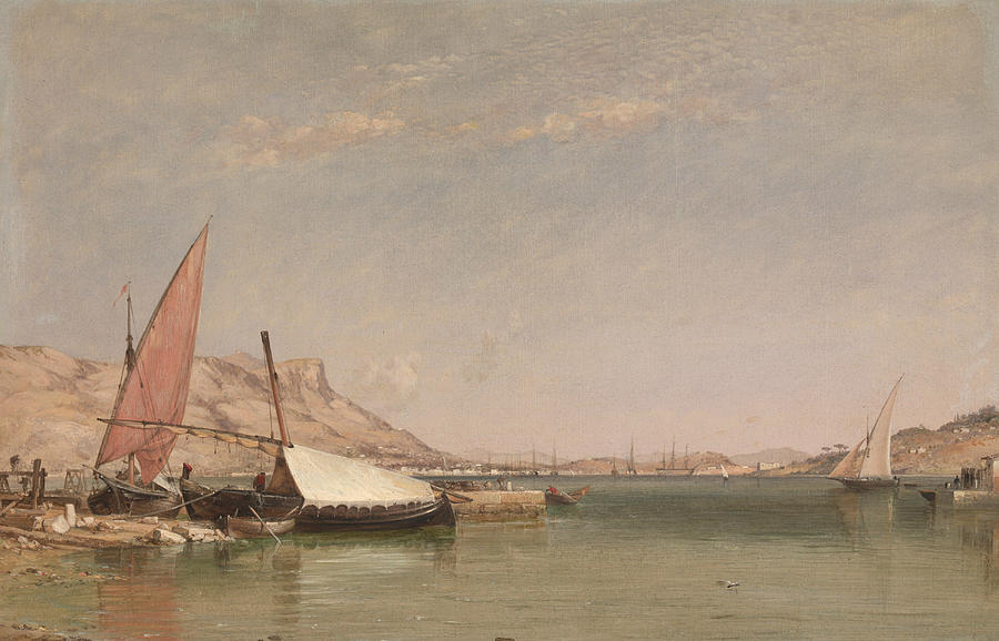 Toulon  Painting by Edward William Cooke