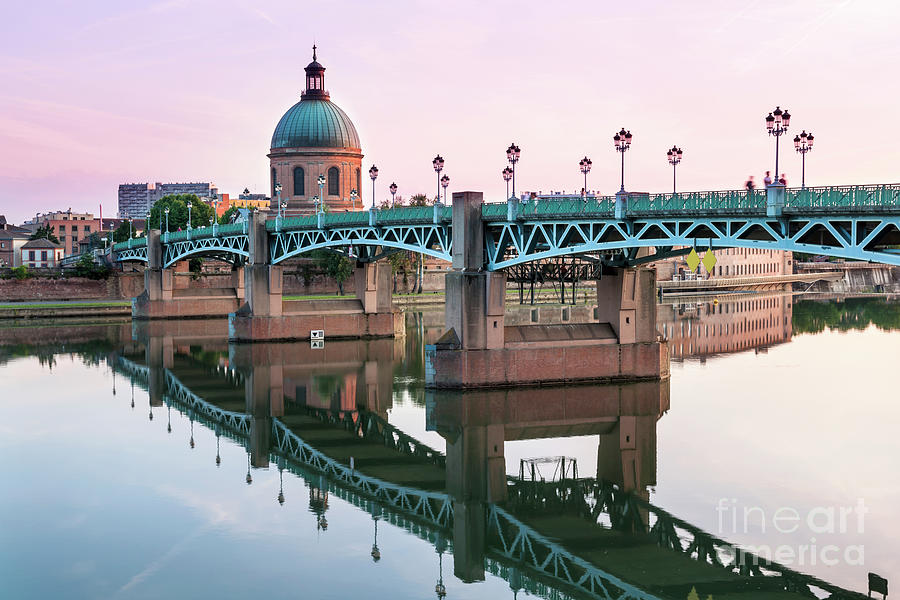 Toulouse at sunset Photograph by Elena Elisseeva