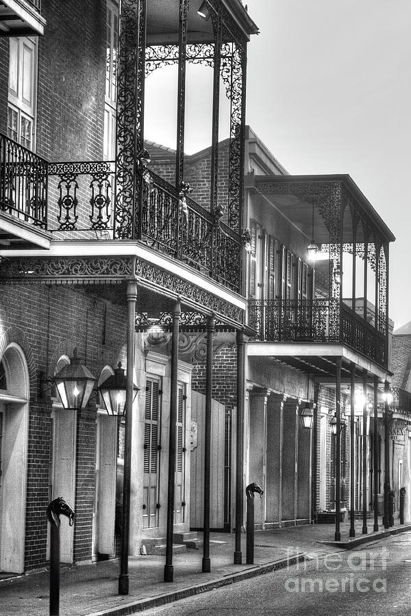 French Quarter Architecture Photograph - Toulouse Street by Alex Demyan