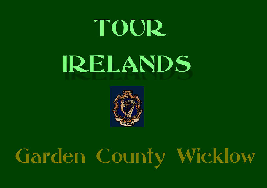 Tour Irelands Garden County.... Wicklow Painting by Val Byrne