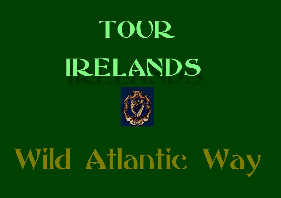 Tour Irelands.... Wild Atlantic Way Painting by Val Byrne