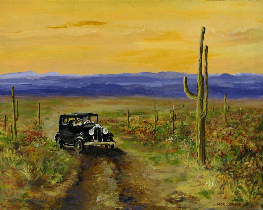 Touring Arizona Painting by Jack Skinner