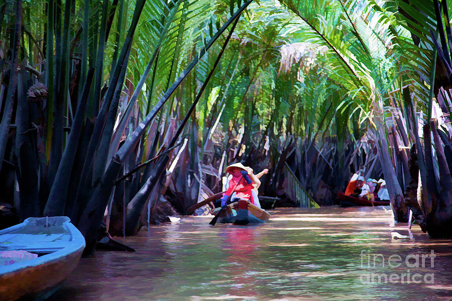Touring the Delta Vietnam Photograph by Chuck Kuhn