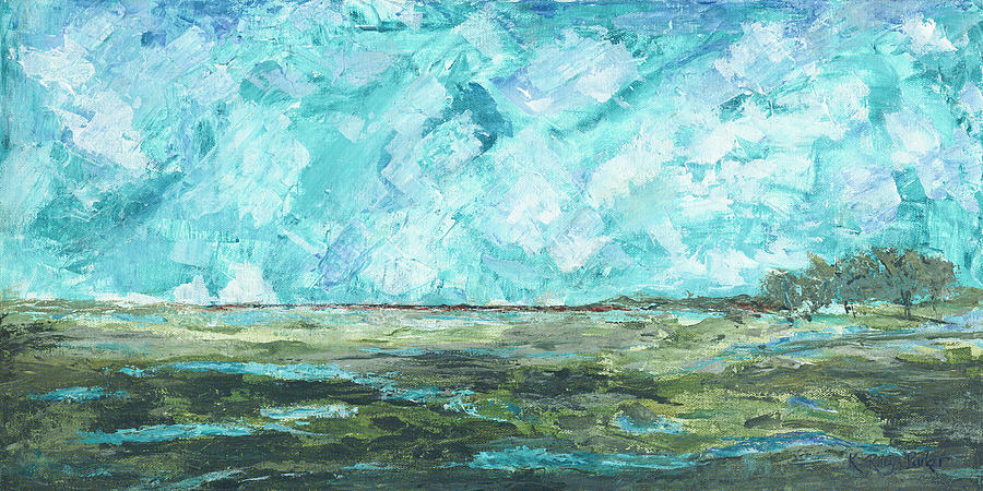 Toward Pinckney Island Painting by Kathryn Riley Parker