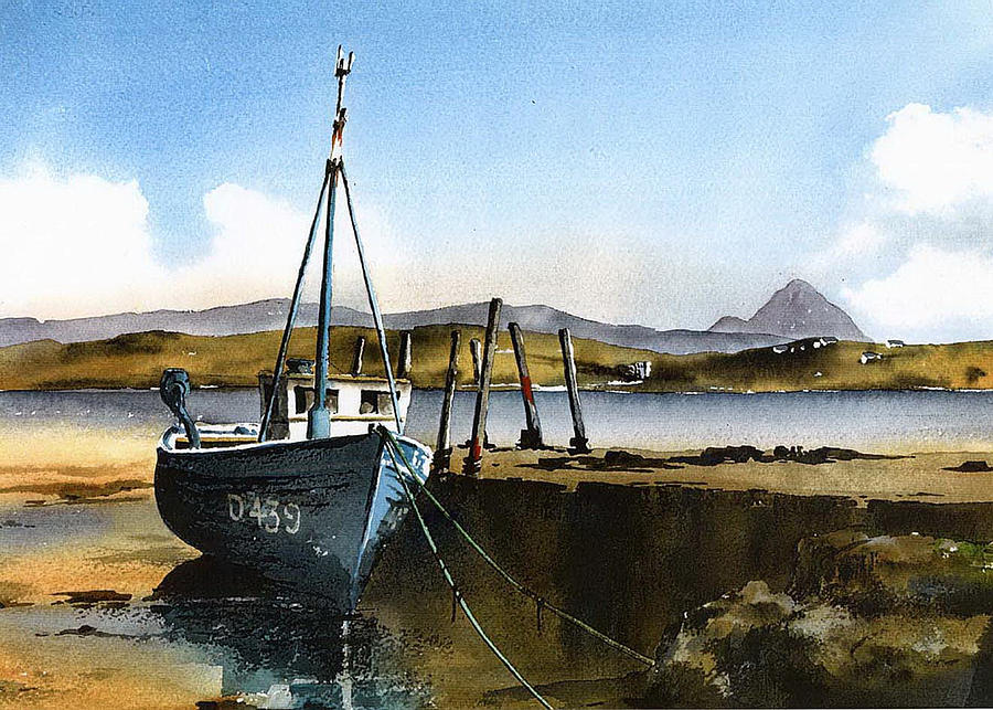 Towards Bunbeg  DONEGAL Painting by Val Byrne