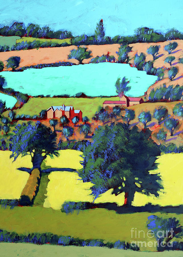 Towards Ledbury Painting by Paul Powis