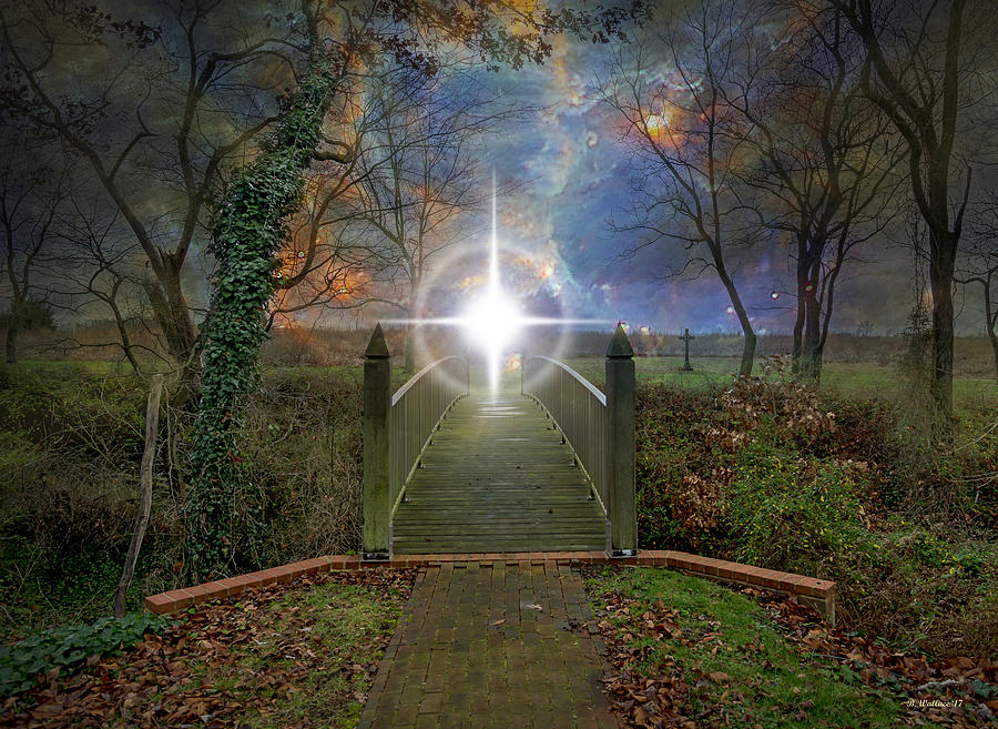 Towards The Light Digital Art by Brian Wallace