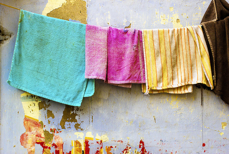 Towels Galore Photograph by Prakash Ghai