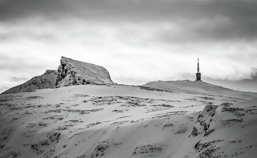 Tower at Coffin Rock Finnsnes Norway Photograph by Adam Rainoff