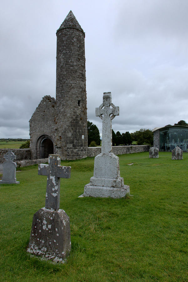 Tower At Monastery Of Clonmacnoise Photograph