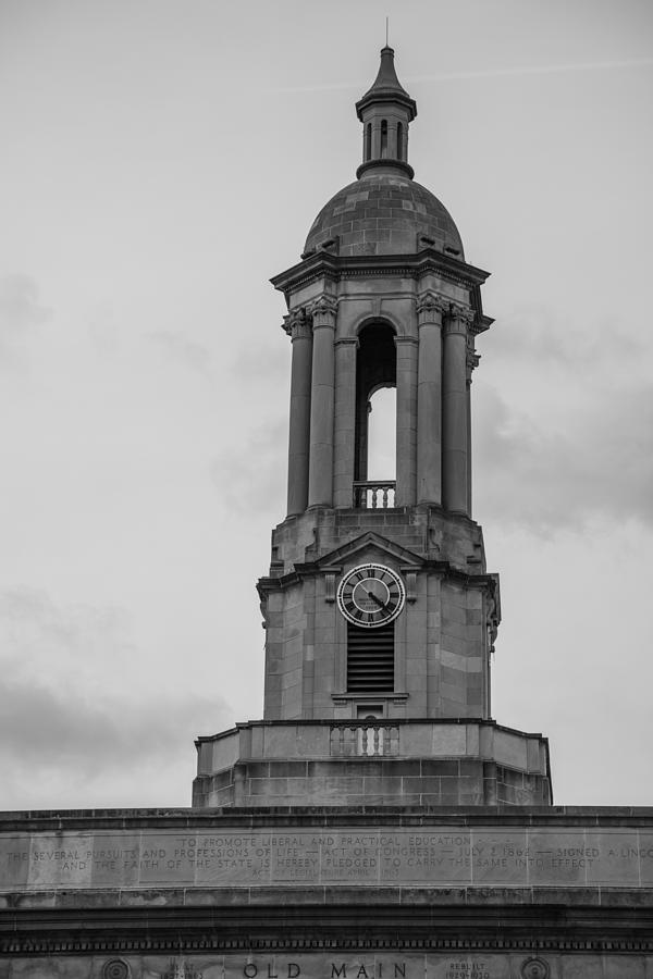 Penn State University Photograph - Tower at Old Main Penn State by John McGraw