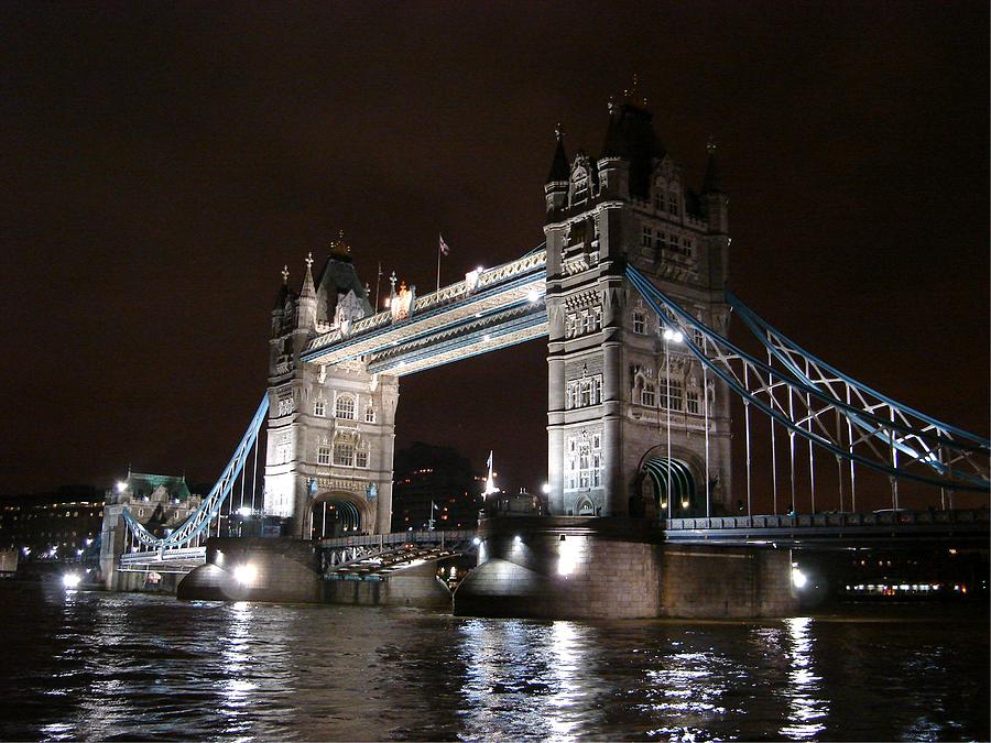 Tower Bridge by Night Photograph by Roberto Alamino
