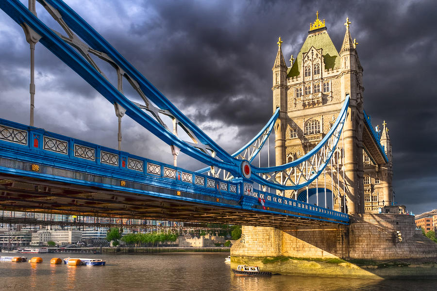 London Photograph - Tower Bridge - London Landmark by Mark E Tisdale