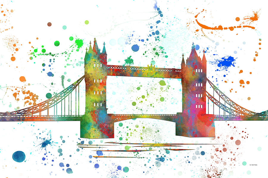Tower Bridge London Digital Art by Marlene Watson