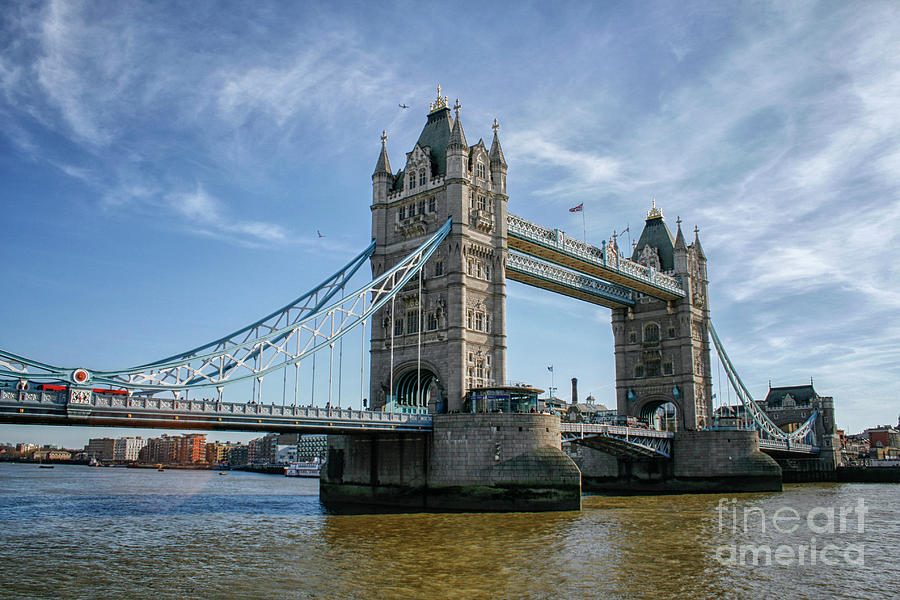London Photograph - Tower bridge  London by Patricia Hofmeester