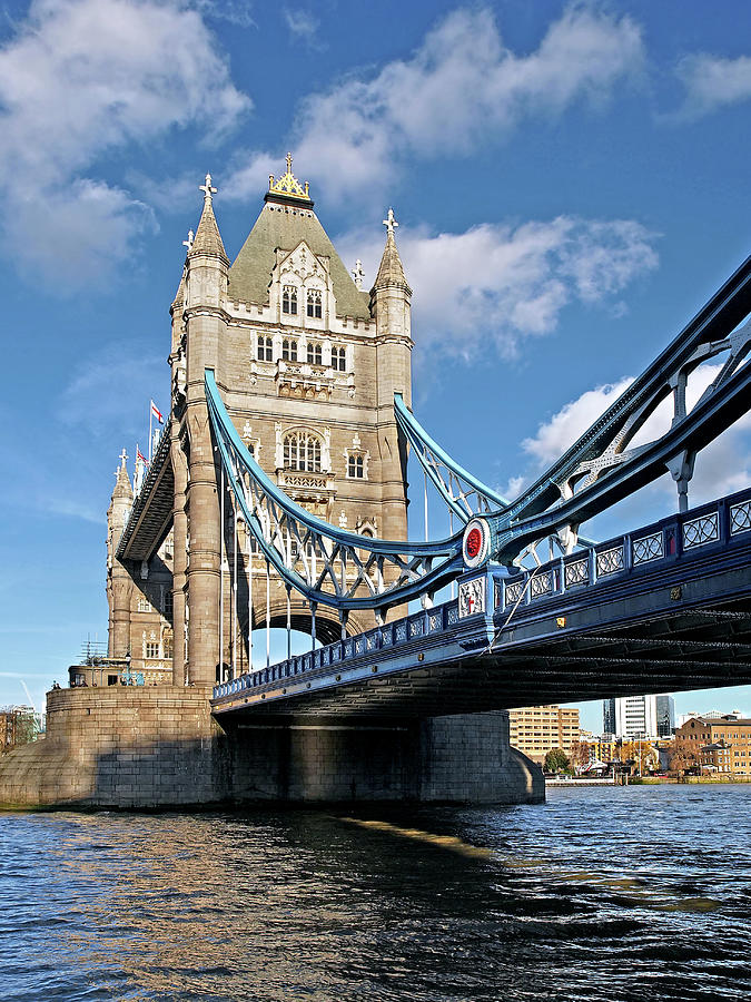 Tower Bridge London Vertical Photograph by Gill Billington