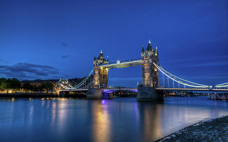 Architecture Photograph - Tower Bridge by Mariel Mcmeeking