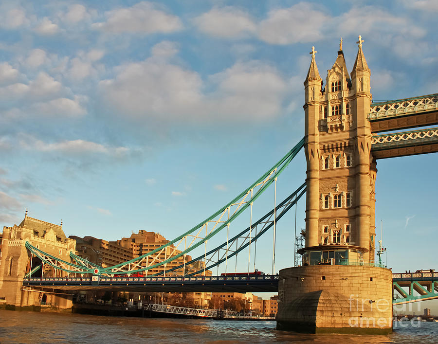 London Photograph - Tower Bridge North Bank by Terri Waters