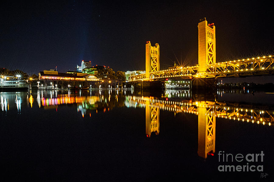 Tower Bridge Sacramento Photograph by Anthony Michael Bonafede
