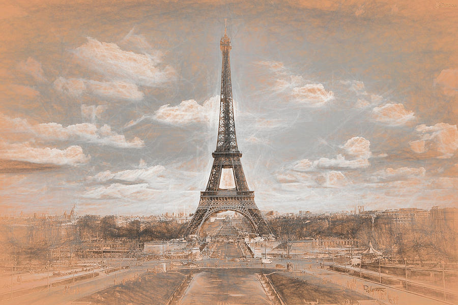 Tower by Da Vinci Digital Art by David Luebbert