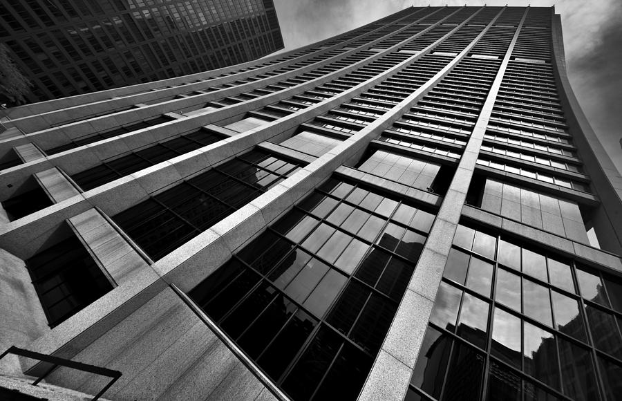 Tower Curvatures alt bw Photograph by Kevin Eatinger