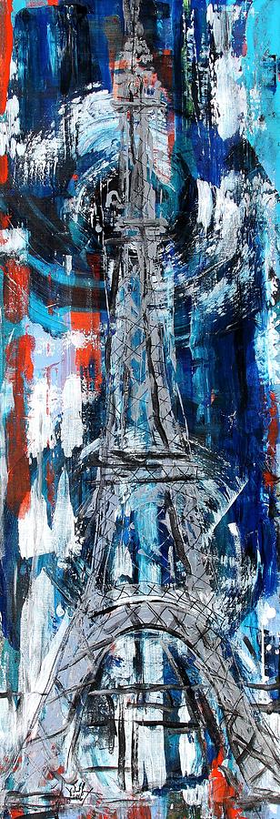 Tower Eiffel Painting by J Vincent Scarpace