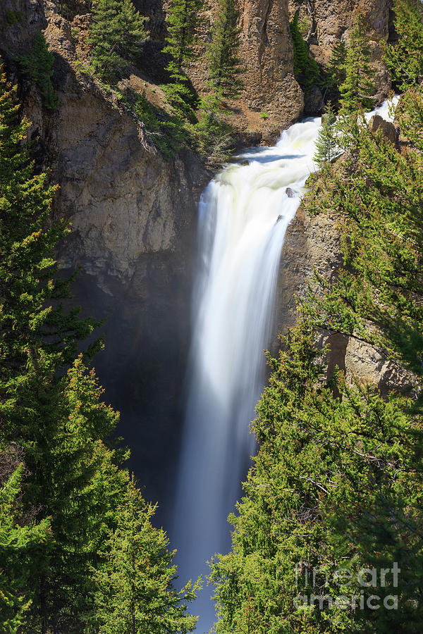 Tower Falls in Yellowstone National Park Photograph by Henk Meijer Photography