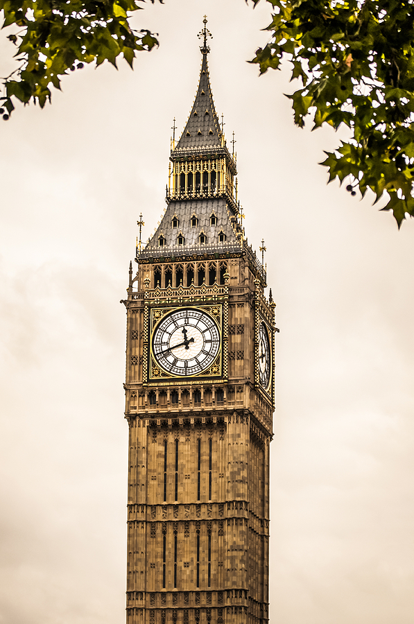 Big Ben Photograph - Tower in a Marshmallow Sky by Christi Kraft
