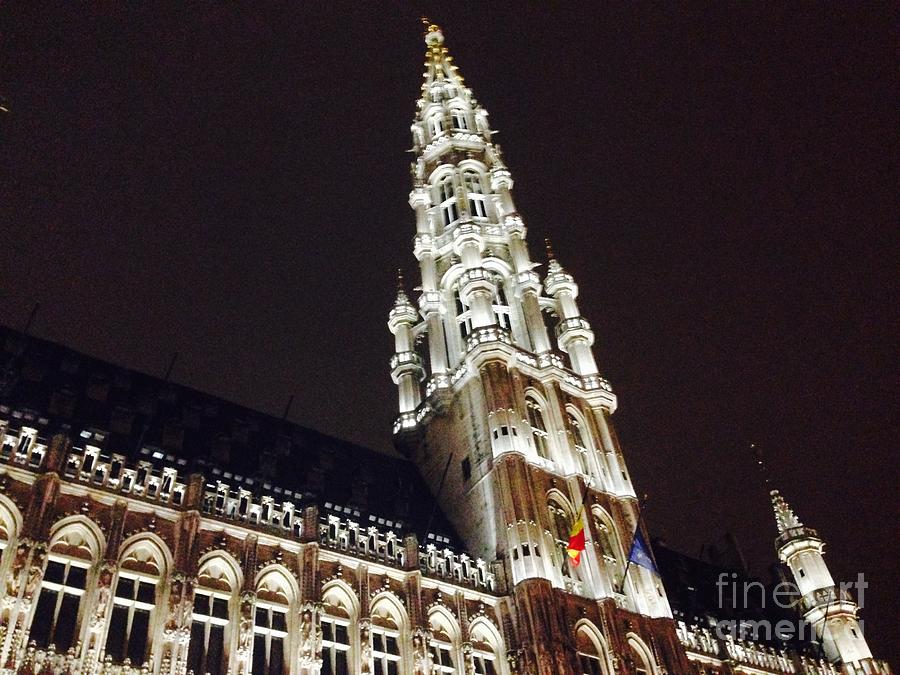 City Photograph - Brussels Tower Light by Jost Houk