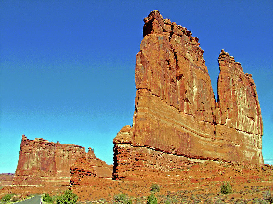 Tower of Babel and The Organ in Arches National Park, Utah  Photograph by Ruth Hager